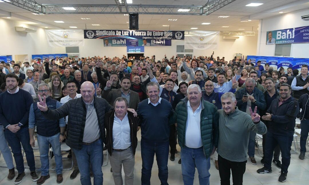Fuerte respaldo del sindicato de Luz y Fuerza a la propuesta de Bahl para la provincia
